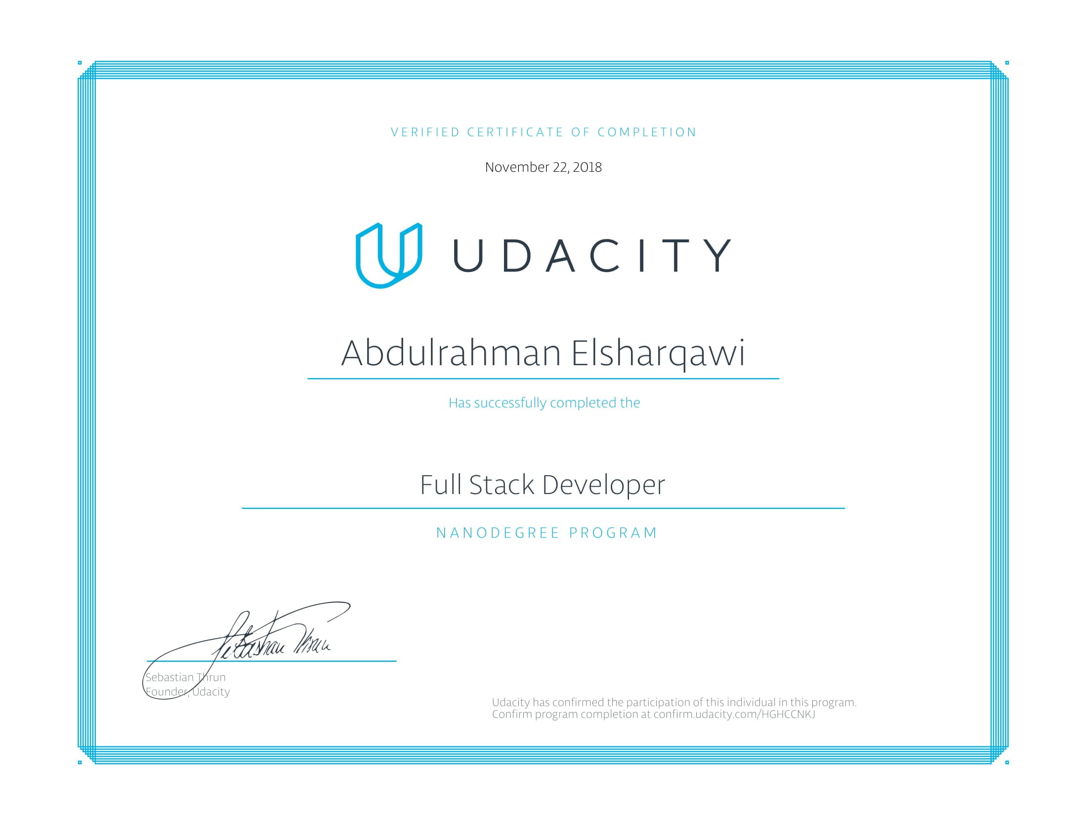 Full Stack Nanodegree